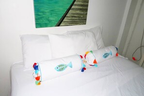 Apartment, 1 Bedroom | Bed sheets - Beach Front Paradise (Savaneta)