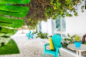 Terrace/patio - Ocean Front Property - Villa 1 Aruba (Savaneta)