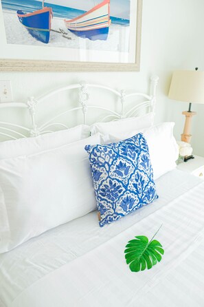 Apartment, 1 Bedroom | Bed sheets - Ocean Front Property - Villa 1 Aruba (Savaneta)