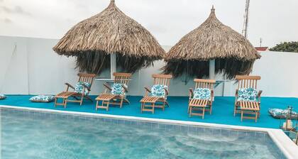 Ocean Front Property - Villa 4 Aruba w pool view