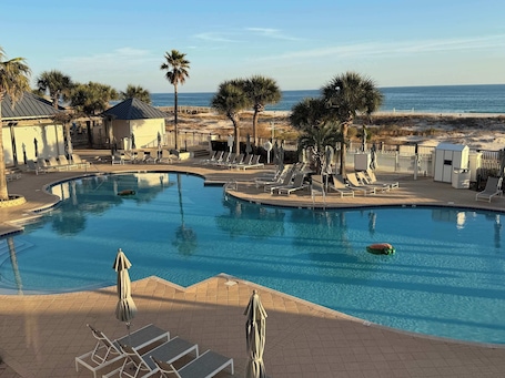 Indoor pool. Luxury Beachfront 3BR Condo in Gulf Shores