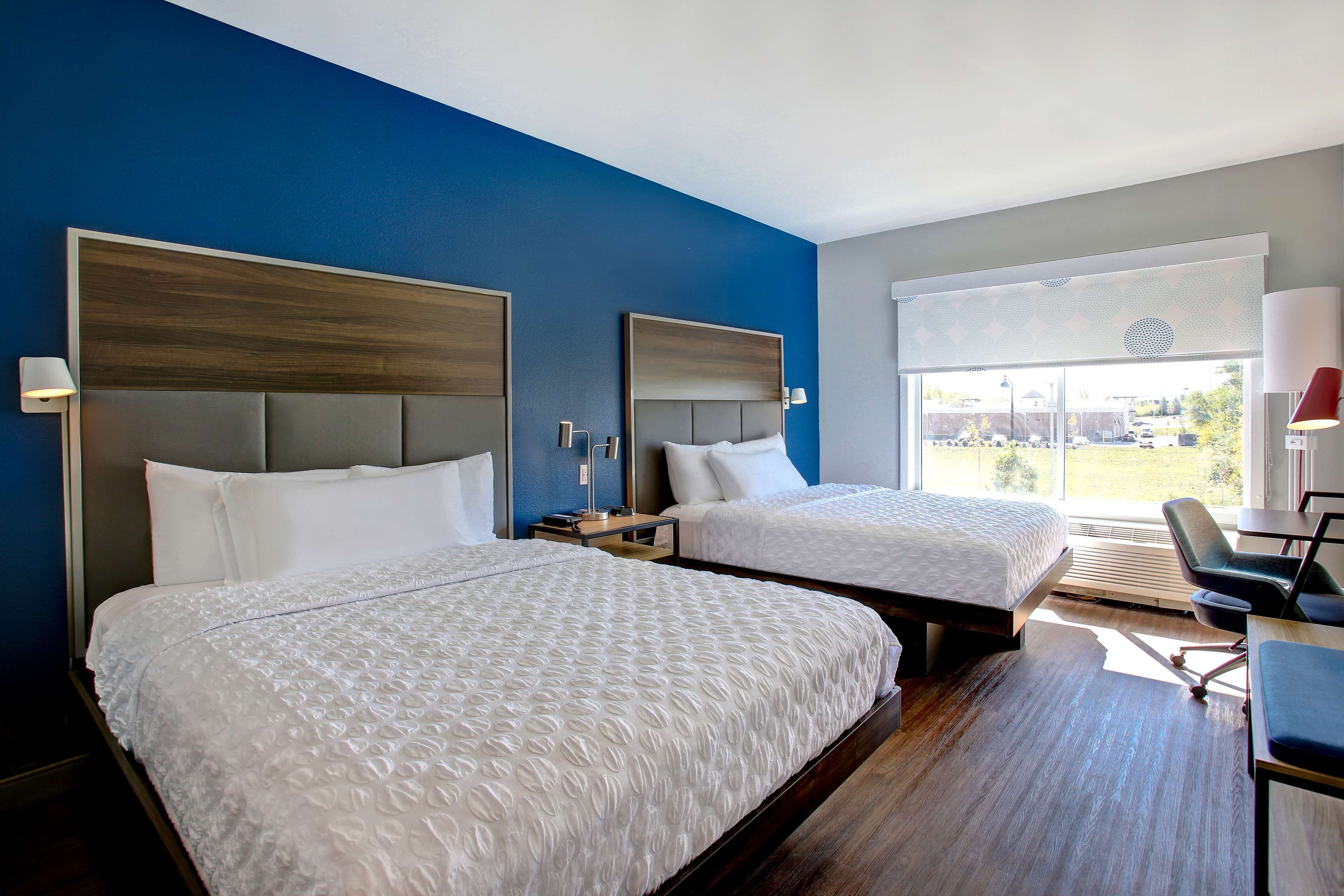 room, 2 queen beds | 1 bedroom, iron/ironing board, free wifi, bed sheets