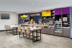 Free daily self-serve breakfast