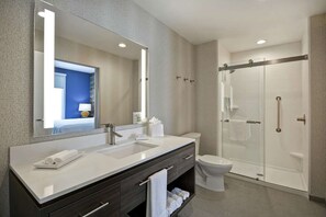 Bathroom shower - Home2 Suites Troy (Troy)