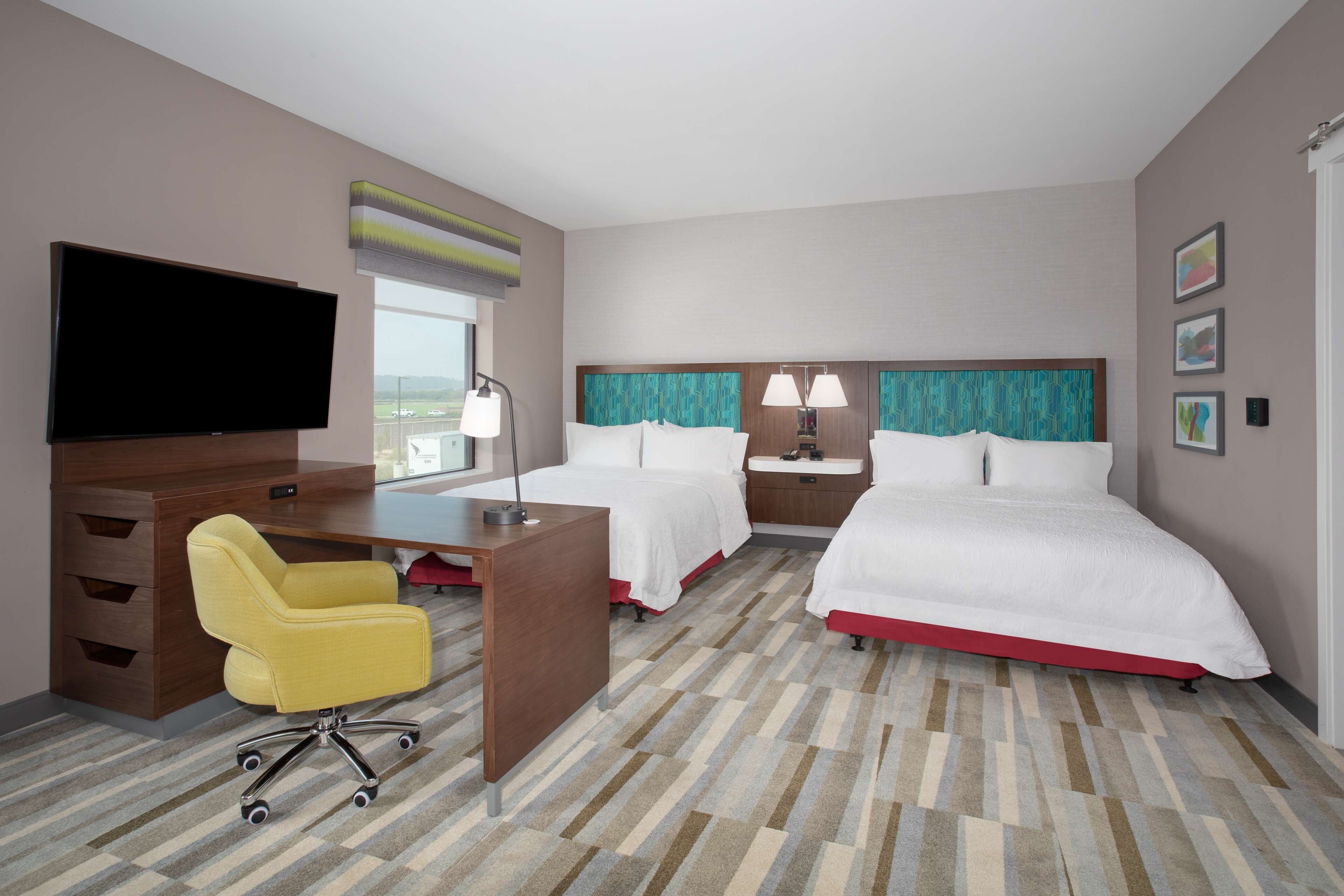 studio, 2 queen beds, accessible, bathtub | desk, laptop workspace, blackout curtains, soundproofing