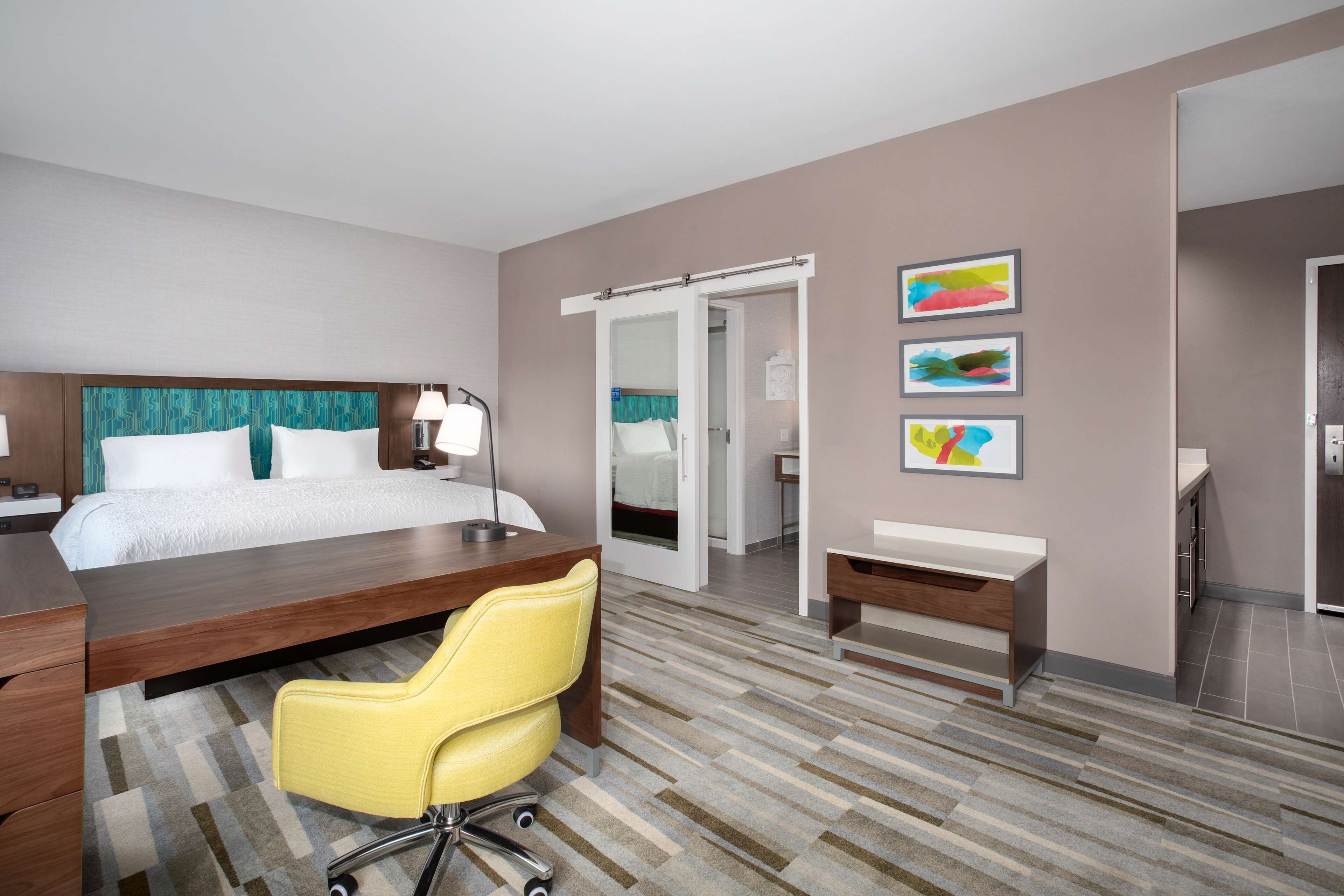 studio, 1 king bed, non smoking, refrigerator & microwave | desk, laptop workspace, blackout curtains, soundproofing