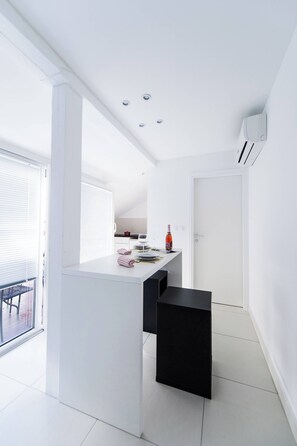 Living area - No5 Sea View Attic Studio (Pakostane)