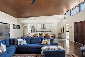 Fireplace, ping pong
