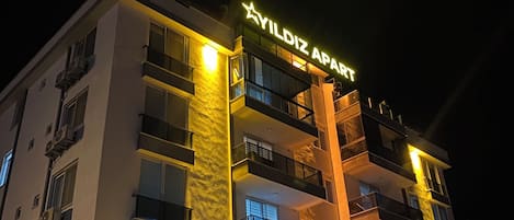 Majoituspaikan julkisivu