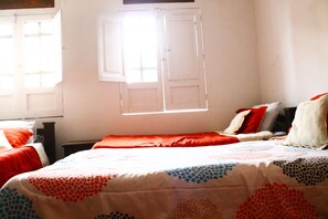 Down comforters, minibar, laptop workspace, free WiFi