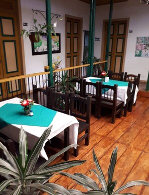 Daily local cuisine breakfast (COP 7000 per person)