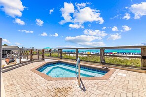 Indoor pool, a heated pool