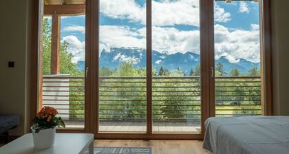 Holiday House "Haus Lichtenstern" with Wi-Fi, Balcony and Mountain View