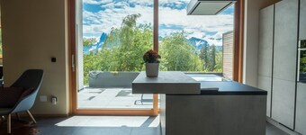 Holiday House "Haus Lichtenstern" with Wi-Fi, Balcony and Mountain View