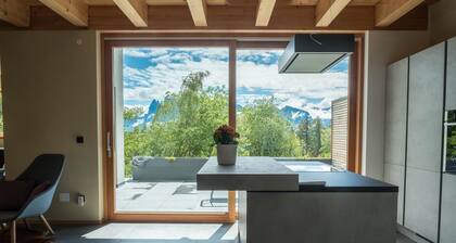 Holiday House "Haus Lichtenstern" with Wi-Fi, Balcony and Mountain View