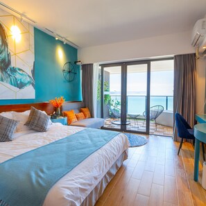 Deluxe Double Room, Bathtub, Sea View | Desk, free WiFi - Yi Shu Jing Pin Holiday Hotel (Shanwei)