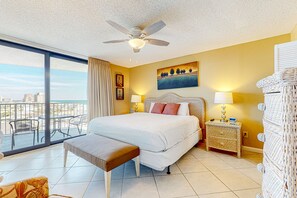 2 bedrooms, pillowtop beds, iron/ironing board, Internet