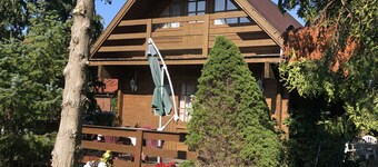 Wooden vacation home in Wiek on Rügen with feel-good property