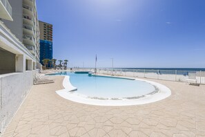 Una piscina riscaldata