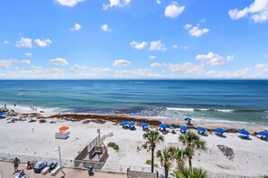 On the beach - Ocean House 1-1504 | Heated, Zero Entry Pool | Oceanfront | My Beach Getaways (Gulf Shores)