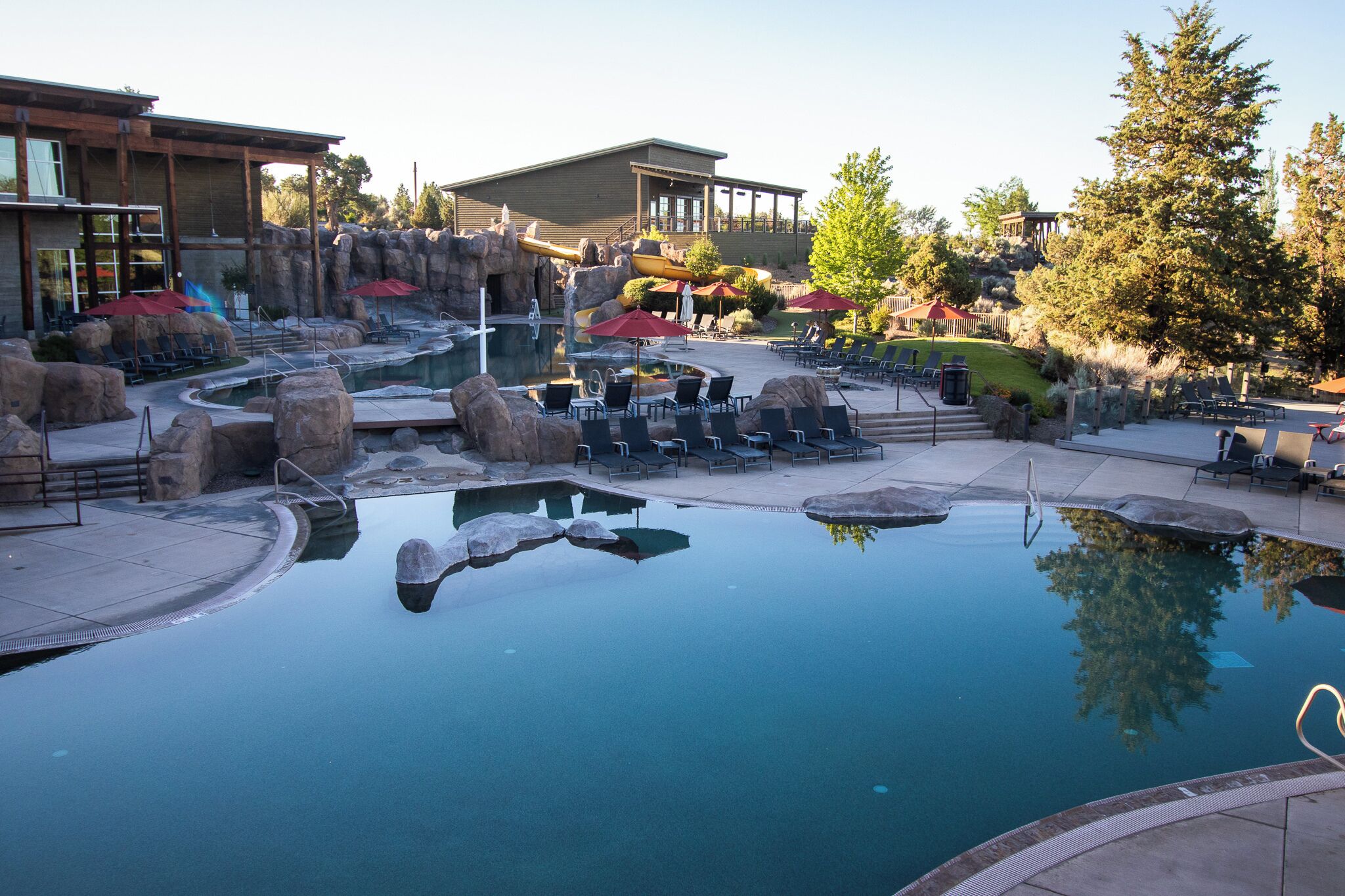 Indoor pool, outdoor pool