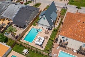 Exterior - Charming A-Frame Home with Heated Pool & Hot Tub - Near Beach! (South Padre Island)