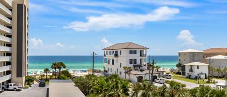 Vue sur la plage/l’océan