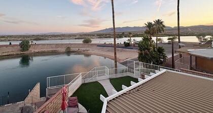 RIVERFRONT RUBY RED HOME & SPA & PRIVATE DOCK & INLET FUN!