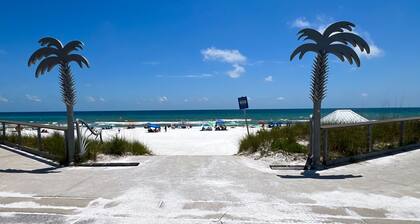 Spacious home with beach access, shared pool, private balcony, and more!