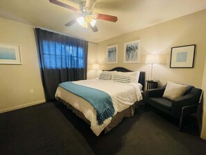 2 bedrooms, iron/ironing board, travel cot, WiFi