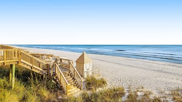 Accommodatie ligt op het strand