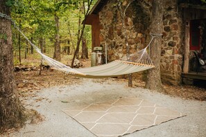Property grounds - The Stone Cabin; Off-the-grid experience with outhouse (Houston)
