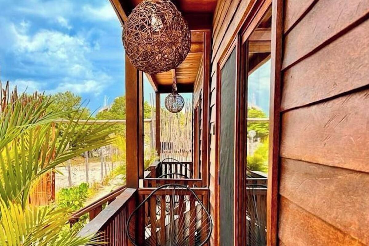 Cabana romântica, 1 cama King, vista para o jardim (Holboxena) | Terraço/pátio
