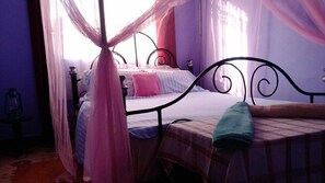 Desk, blackout curtains, iron/ironing board, free WiFi - View Mountain House - Backpackers (Arusha)