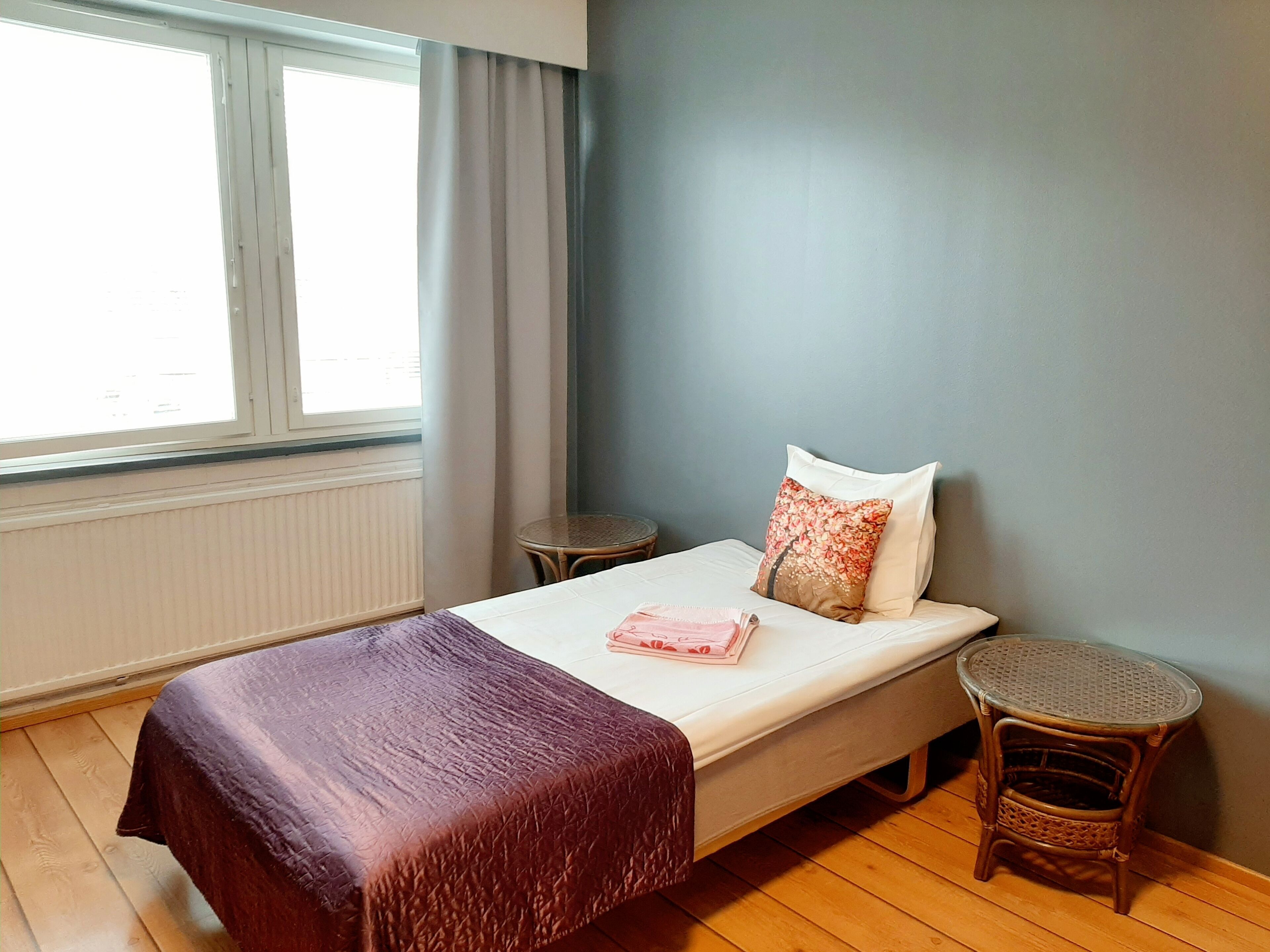 Hypo-allergenic bedding, desk, soundproofing, iron/ironing board