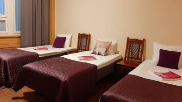 Hypo-allergenic bedding, desk, soundproofing, iron/ironing board