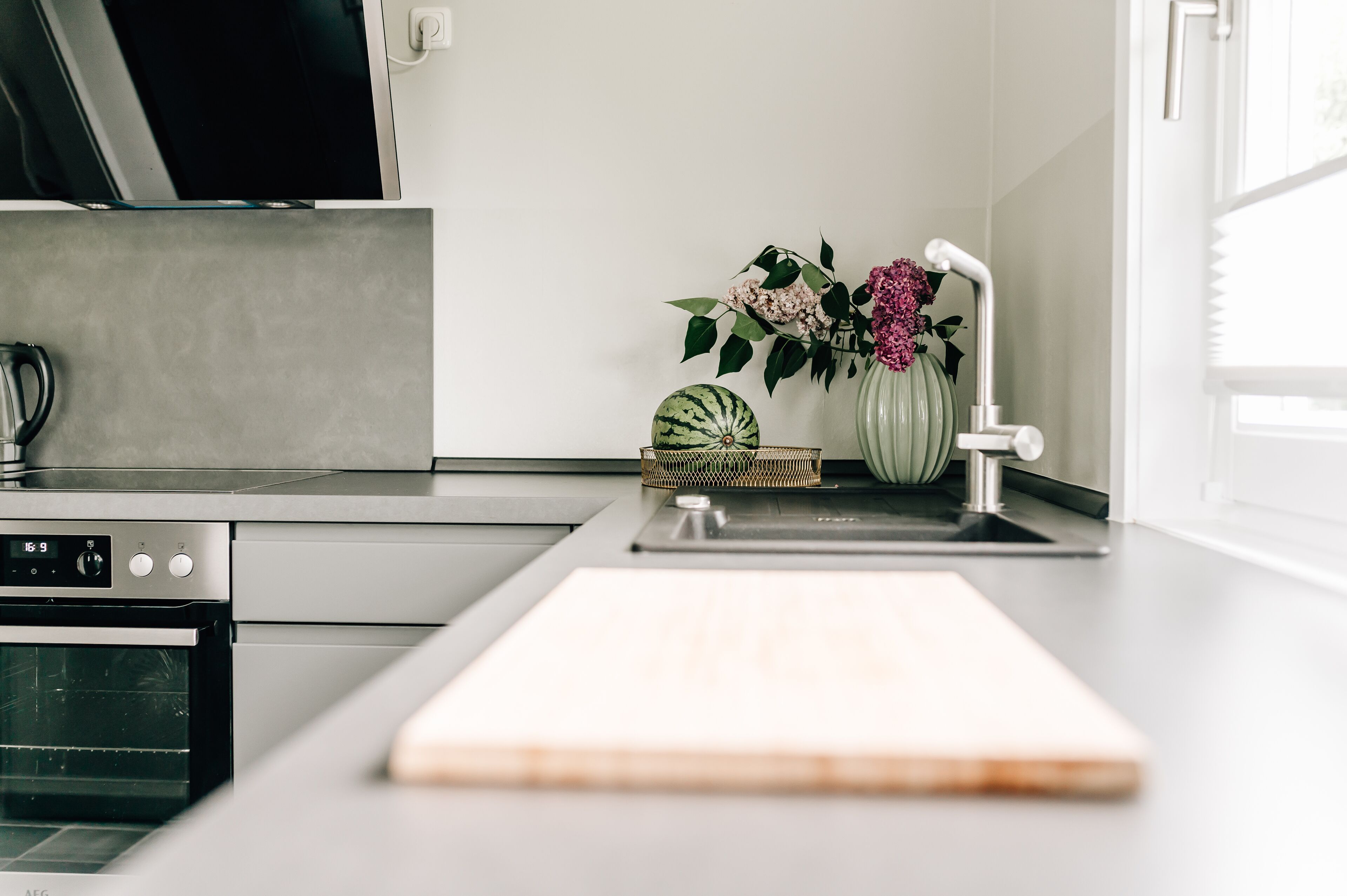 Kühlschrank, Ofen, Herdplatte, Geschirrspüler