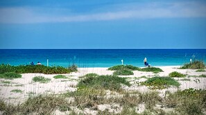 Sun-loungers, beach towels