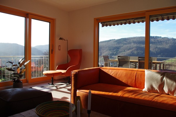 Blick aus dem Wohnzimmer