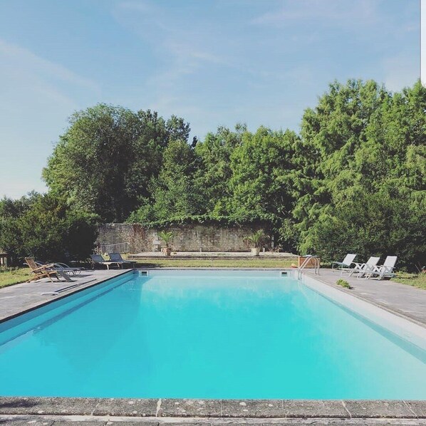 Indoor pool, outdoor pool