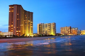 On the beach
