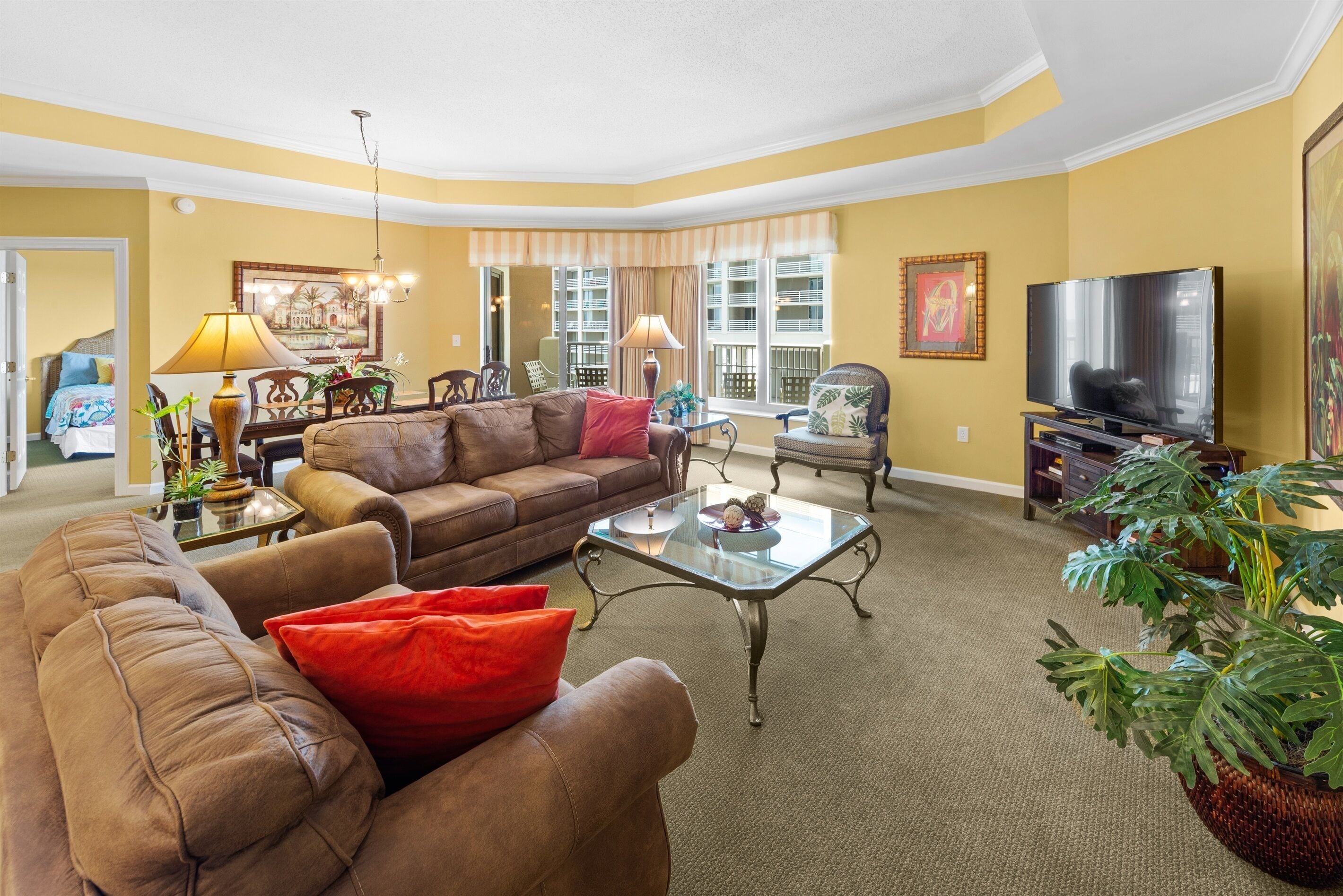 Living Room with Sleeper Sofa