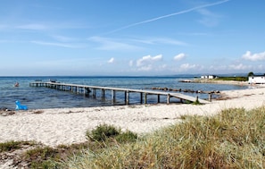 Tæt på stranden
