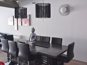 Dining - Modern Detached Village Villa With Large Terrace and Private Swimming Pool (Oraison)