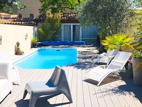 Modern Detached Village Villa With Large Terrace and Private Swimming Pool