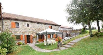 Detached Cottage Situated in a Wooded Area on the Edge of Nature
