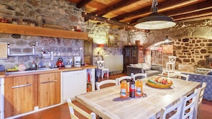 Dining - Charming Farmhouse in Cros-de-géorand With Swimming Pool (Cros-de-Georand)