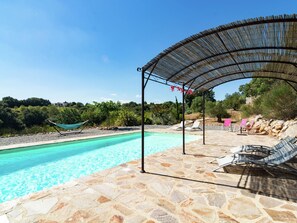 Pool - Luxury Villa With Heated Private Pool in the Beautiful Wine Region of Southern France (Saint-Jean-de-Minervois)