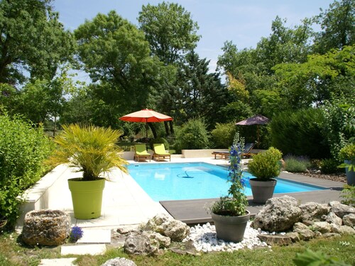 Characteristic, Modern House With Pool and Jacuzzi in Southern France