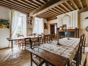 Dining - Luxurious Castle in Saux With Private Swimming Pool (Saux)